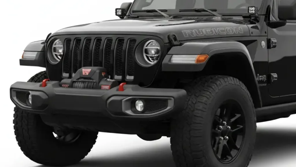 2021 Jeep Wrangler &mdash; Front end & winch
